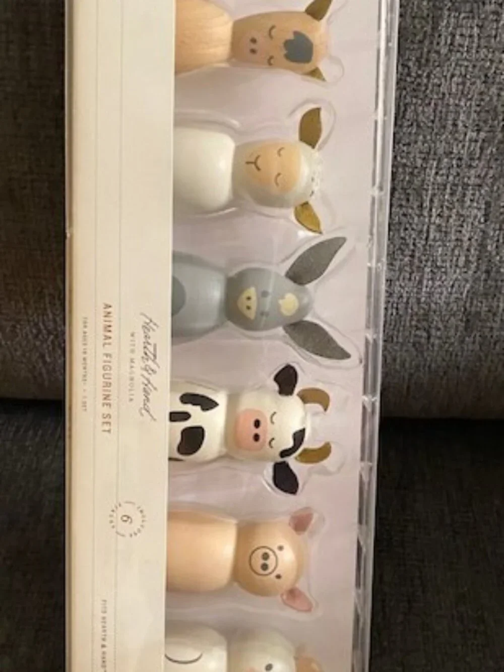 Hearth & Hand Wood Farm Animal set- NIB